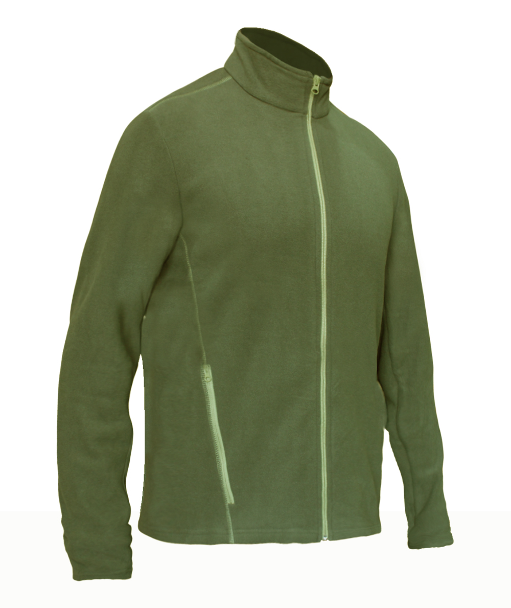 Sivugin Men's Khaki Fleece Jacket