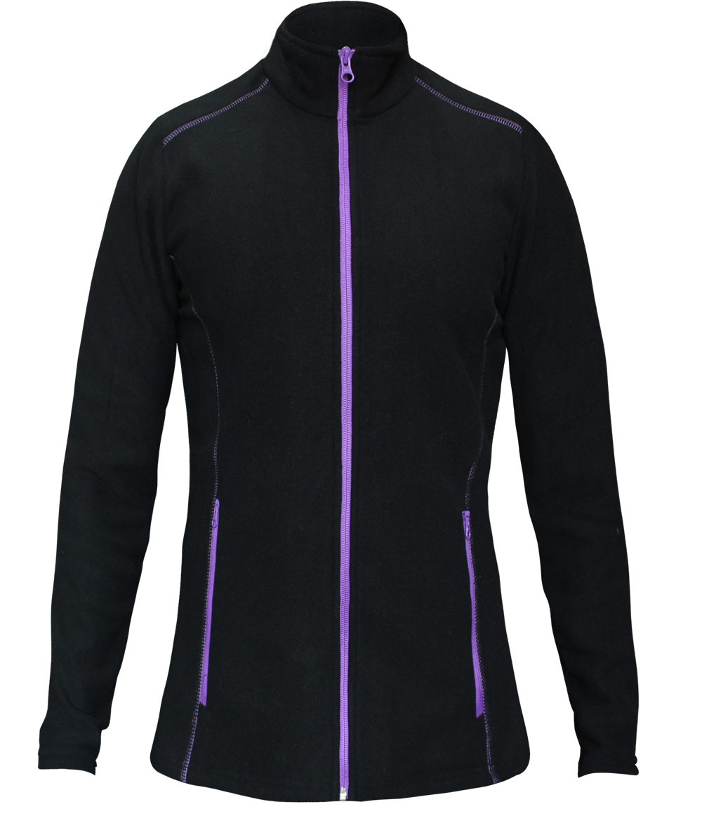 Sivugin Women's Black Fleece Jacket