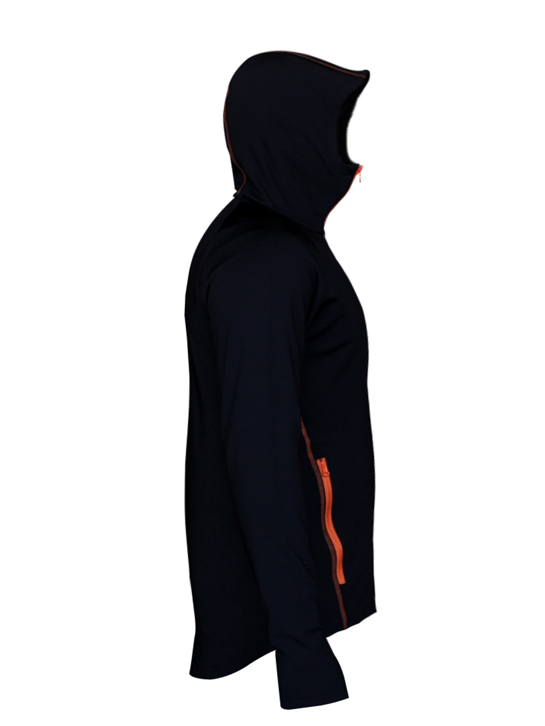 Sivugin Men's Black Outdoor Hoodie