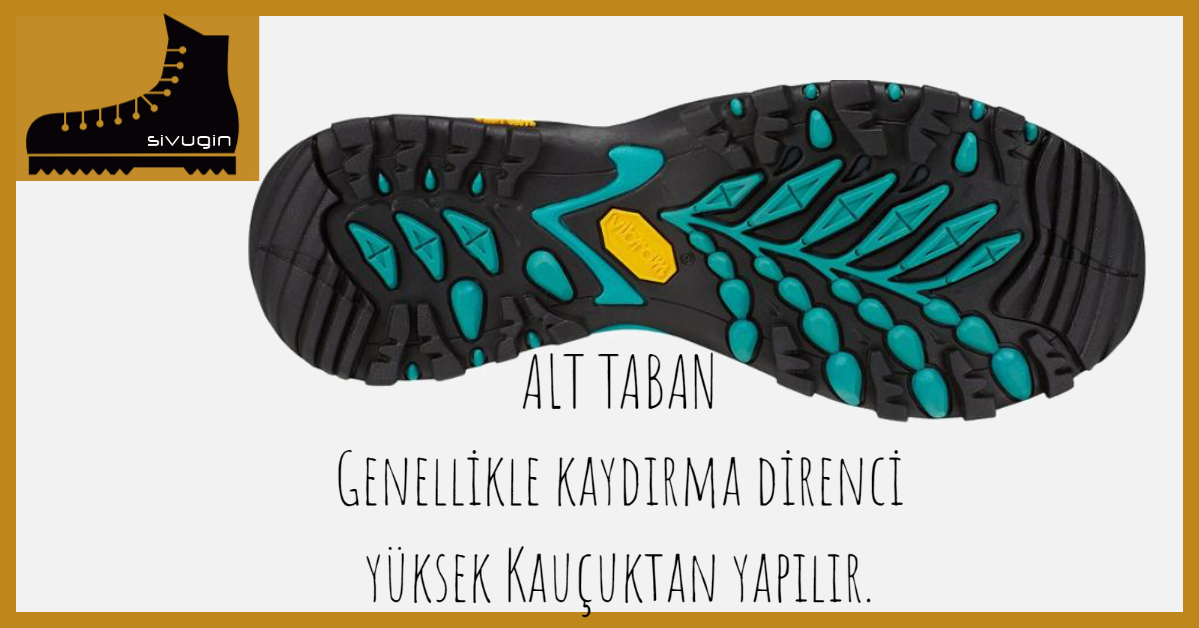 Outdoor Ayakkabi Bileşenleri Alt Taban Vibram Örnek