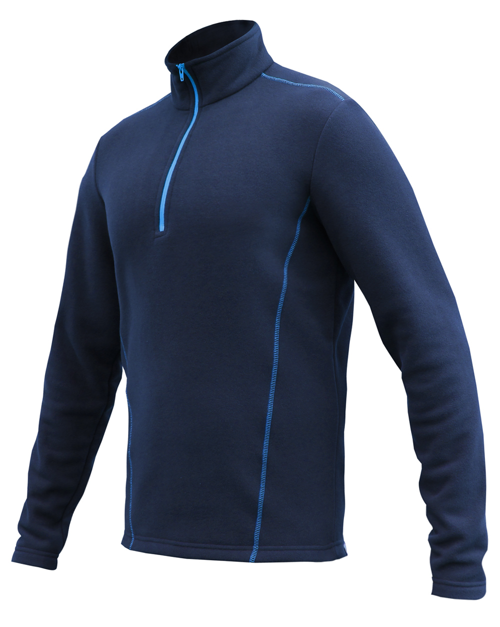 Sivugin Men's Navy 1/4 Zip Outdoor Fleece