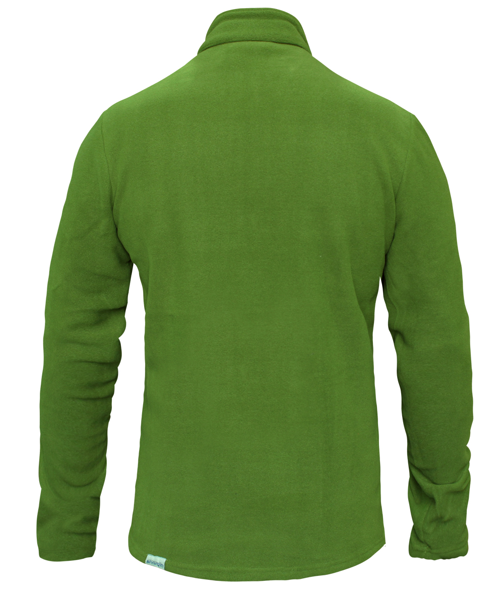 Sivugin Men's Green 1/4 Zip Outdoor Fleece