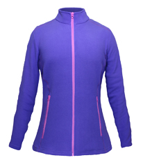 outdoor bayan polar ceket violet