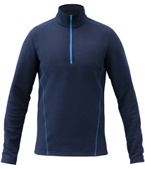 1/4 zip outdoor fleece navy