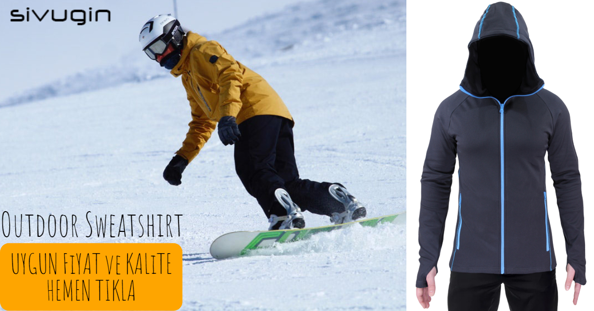 Kayak Snowboard Sweatshirt